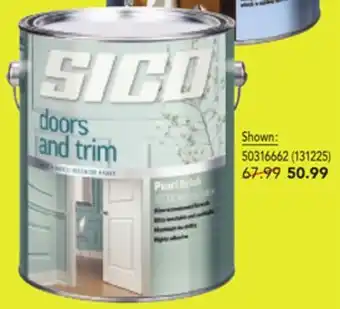 RONA 3.78-l cans of sico specialty and 360 paint offer