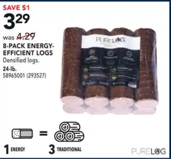 RONA Purelog 8-pack energy- efficient logs v offer