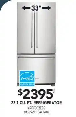 Réno Dépôt Kitchenaid 22.1 cu. ft. refrigerator offer