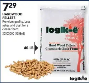 RONA Logik-e hardwood pellets offer
