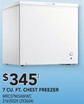 RONA Midea 7 cu. ft. chest freezer offer