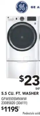 RONA Ge 5.5 cu. ft. washer offer