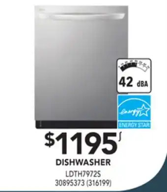 Réno Dépôt Lg dishwasher offer