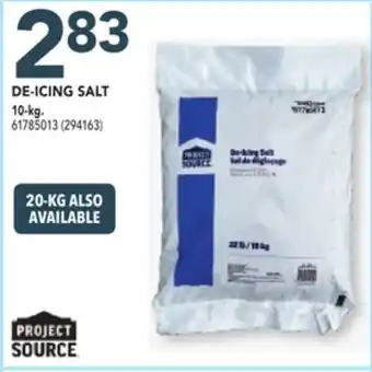Réno Dépôt Project source de-icing salt offer