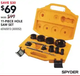 Réno Dépôt Spyder 11-piece hole saw set offer