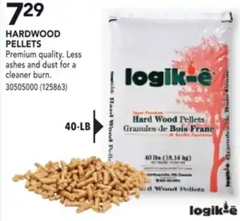 Réno Dépôt Logik-e hardwood pellets offer