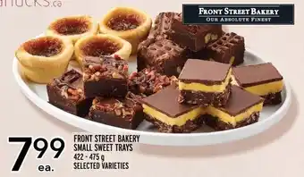 Metro FRONT STREET BAKERY SMALL SWEET TRAYS 422-475g SELECTED VARIETIES offer
