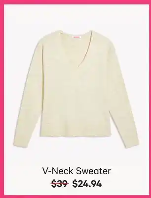 Joe Fresh V-neck sweater offer