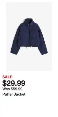 H&M Puffer jacket offer