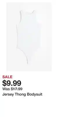 H&M Jersey thong bodysuit offer