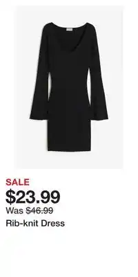 H&M Rib-knit dress offer
