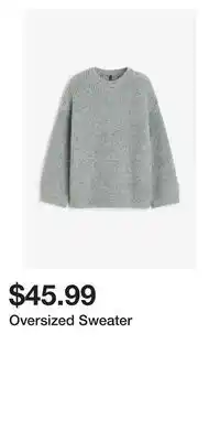 H&M Oversized sweater offer