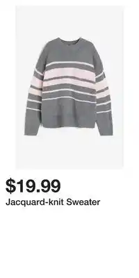 H&M Jacquard-knit sweater offer