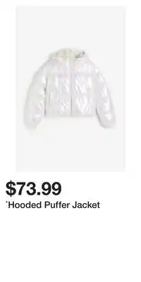 H&M `hooded puffer jacket offer