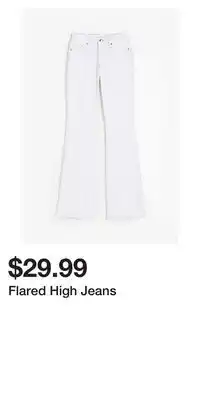 H&M Flared high jeans offer