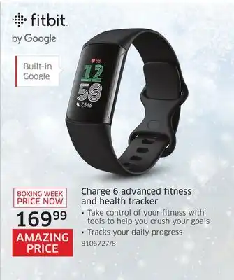 The Source Fitbit charge 6 advanced fitness and health tracker offer