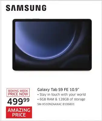The Source Samsung galaxy tab s9 fe 10.9 offer