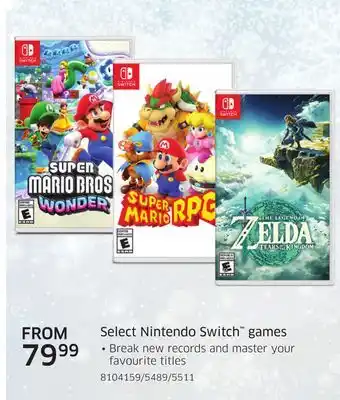 The Source Select nintendo switch games offer