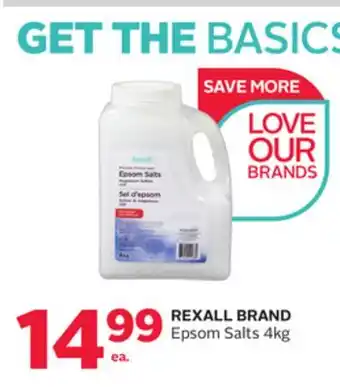 Rexall Rexall brand epsom salts offer