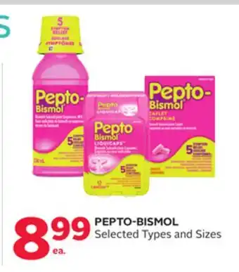 Rexall Pepto-bismol offer