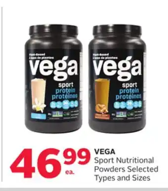 Rexall Vega sport nutritional powders offer