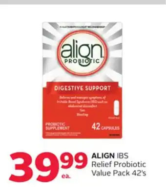 Rexall Align ibs relief probiotic value pack offer