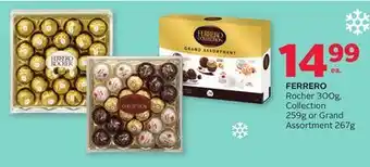 Rexall Ferrero rocher 300g, collection 259g or grand assortment 267g offer