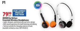 London Drugs Mondo by defunc freestyle wireless headphones offer