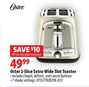 London Drugs Oster 2-slice extra-wide slot toaster offer