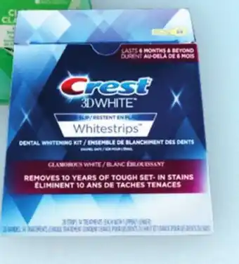 London Drugs Crest 3d white whitestrips select products or daily whitening serum 218ml offer