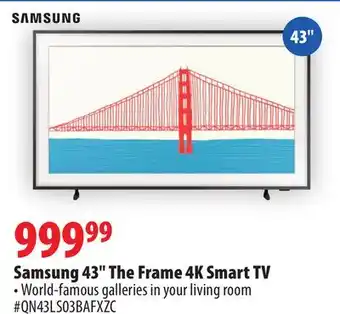 London Drugs Samsung 43 the frame 4k smart tv offer