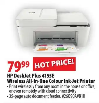 London Drugs Hp deskjet plus 4155e wireless all-in-one colour ink-jet printer offer