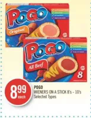 Shoppers Drug Mart Pogo wieners on a stick offer