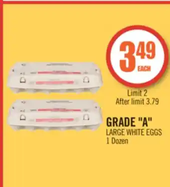 Shoppers Drug Mart Grade a large white eggs offer
