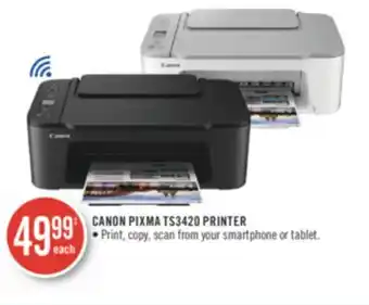 Shoppers Drug Mart Canon pixma ts3420 printer offer