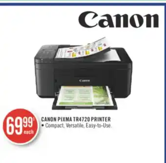 Shoppers Drug Mart Canon pixma tr4720 printer offer