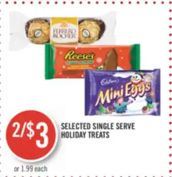 Shoppers Drug Mart Selected single serve holiday treats offer