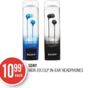 Shoppers Drug Mart Sony mdr-ex15lp in-ear headphones offer