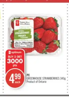 Shoppers Drug Mart Pc greenhouse strawberries offer