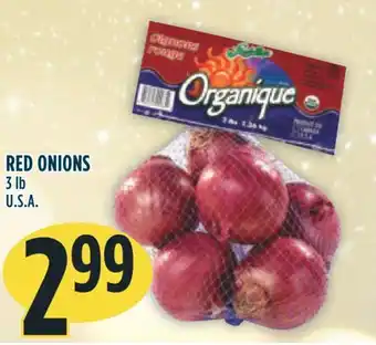 Marché Adonis Red onions offer