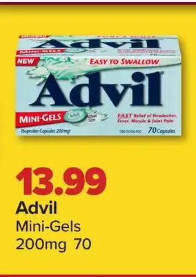 PharmaChoice Advil mini-gels offer