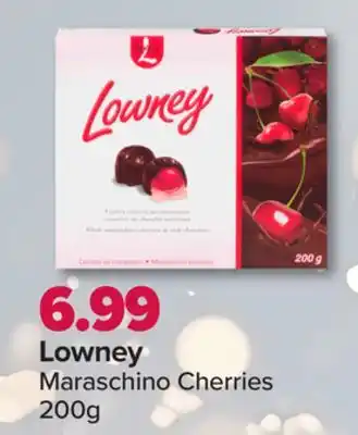 PharmaChoice Lowney maraschino cherries offer