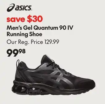 Sport Chek Asics men's gel quantum 90 iv running shoe offer