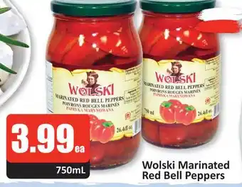 Starsky Wolski marinated red bell peppers offer