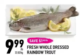 Coppa's Fresh Market Fresh whole dressed rainbow trout offer