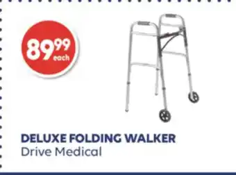 Wellwise by Shoppers Deluxe folding walker drive medical offer