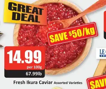 Starsky Fresh ikura caviar offer