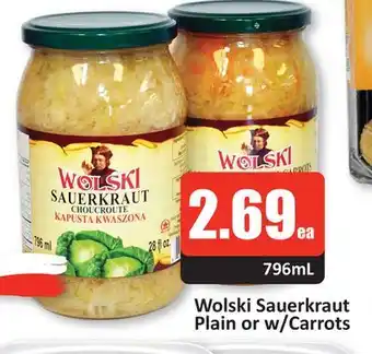 Starsky Wolski sauerkraut plain or w/carrots offer