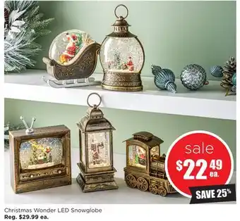 Kitchen Stuff Plus Christmas wonder led snowglobe offer