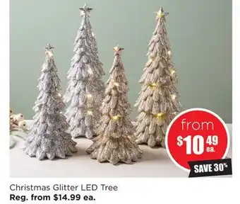 Kitchen Stuff Plus Christmas glitter led tree offer